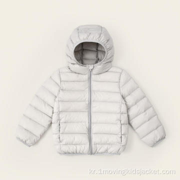 겨울 아동용 경량 다운 재킷